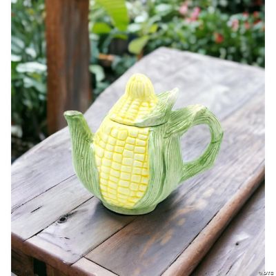 Ceramic Mini Corn Teapot, Gift For Her, Gift For Mom, Tea Party Decor ...