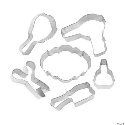 Hair Salon 6 Piece Cookie Cutter Set Oriental Trading