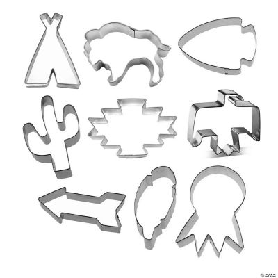 Boho Native 9 Piece Cookie Cutter Set Oriental Trading
