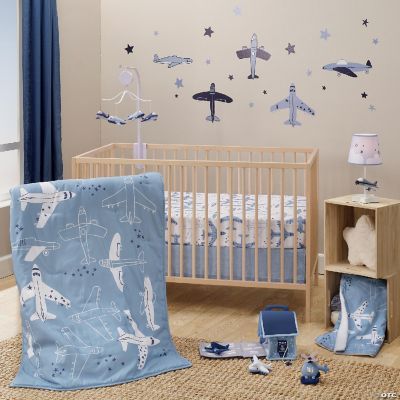 Bedtime Originals Little Aviator 3Piece Airplane Nursery Baby Crib