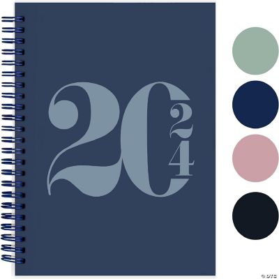 Rileys 2024 Annual Weekly Planner Typographic Weekly & Monthly Agenda