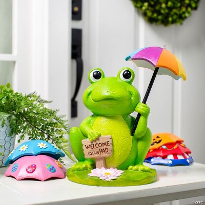 HAPPY FROG Lampenschirm Mit Perlen Und Organza – Grün, Ca. 27 Cm Durchmesser