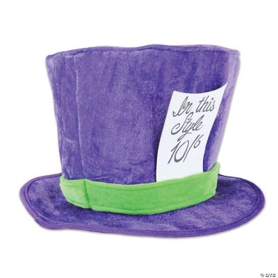Beistle - Plush Mad Hatter Hat - 12 Pack | Oriental Trading