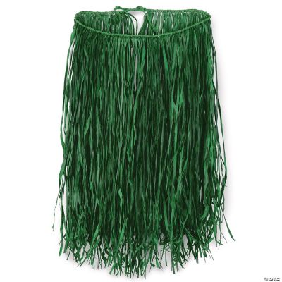 Beistle - Extra Large Raffia Hula Skirt - Green - 12 Pack | Oriental ...