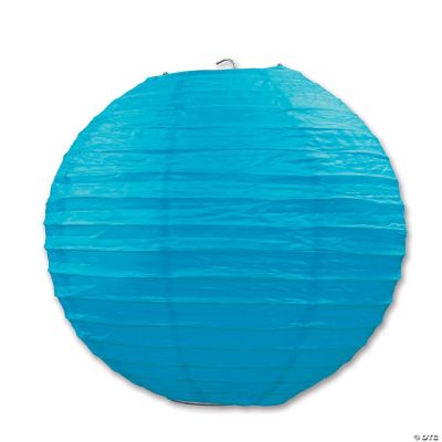 Beistle Paper Lanterns Teal 6 Pack Oriental Trading