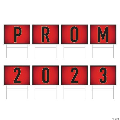 Beistle - Red Carpet Prom Plastic Yard Sign - 1 Pack