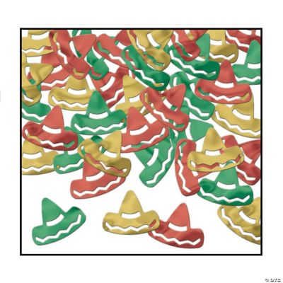 Beistle 50647-GD Fanci Fetti Top Hats and Mini Stars 1 Ounce In