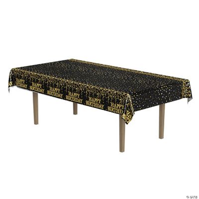 Tovaglia Di Plastica A Quadri Beistle - 137 X 274 Cm - Copritavolo Rettangolare Per Feste E Eventi