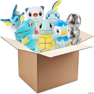 Pokemon Water Type 8" Plush Assorted Blind Box, 3Pack Receive 3