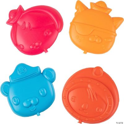 SCS Direct Octonauts Reusable Hard Ice Packs for Lunch Box or Bag, 4