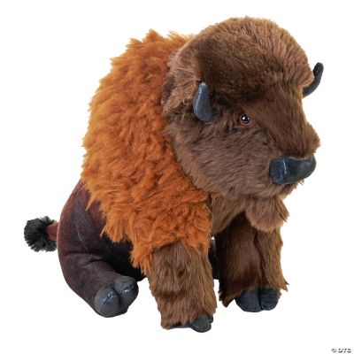 Wild Republic Pocketkins Eco Bison Plüschtier – 12 Cm, Aus Recycelten Materialien, Umweltfreundlich