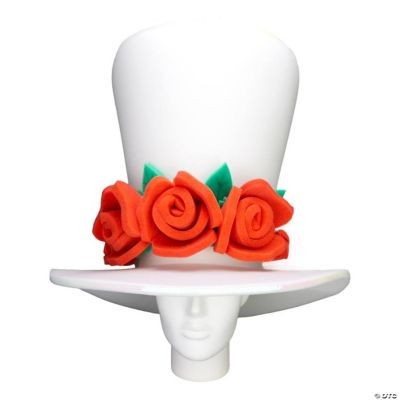 Foam Party Hats Red Roses Bride Hat Photo Booth Prop Party Favors