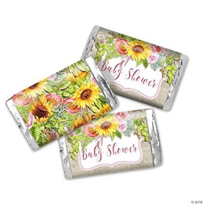 AmandaCreation Sunflower, Dahlia & Peony Mini Candybar Wrappers 45pc ...