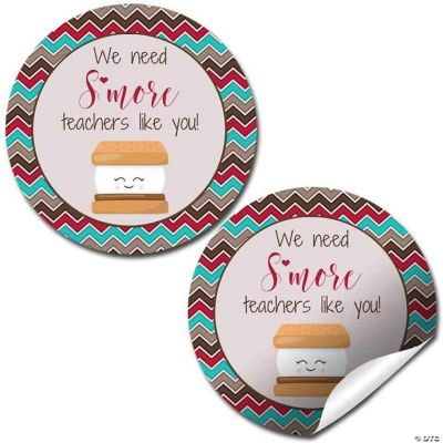 AmandaCreation S'More Teacher Appreciation Stickers Oriental Trading