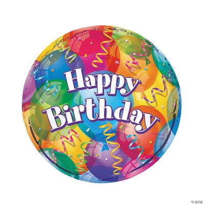 Brilliant Balloons Happy Birthday 18” Mylar Balloon | Oriental Trading