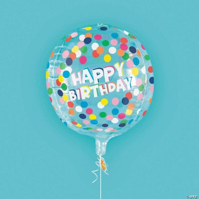 Polka Dots Round Birthday 18” Mylar Balloon | Oriental Trading