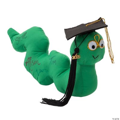 24 Pc. Class of 2025 Graduation Tassel & Autograph Bookworm Handouts ...