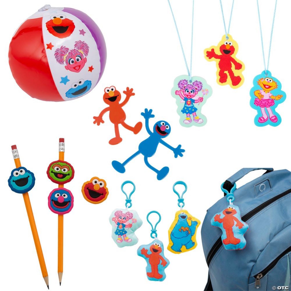 Sesame Street® Party Favor & Handouts Assortment - 90 Pc.
