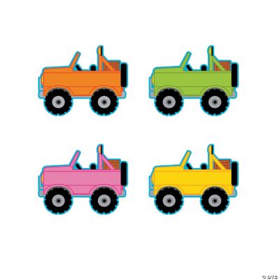 Jeep Bulletin Board Cutouts 48 Pc. Less Than Perfect Oriental Trading