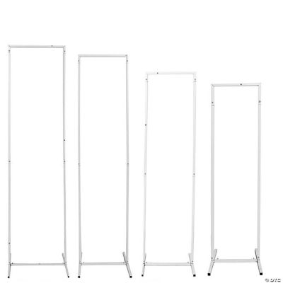 4 Metal Floral Display Frame Rectangle Backdrop Stand Oriental Trading