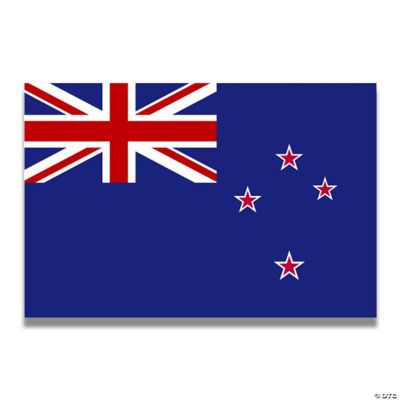 Me Up New Zealand Flag Car Decal, 4x6 Inches, Heavy Duty