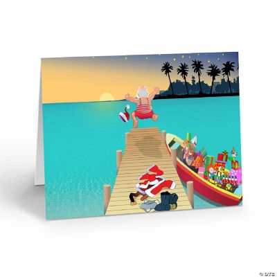 Stonehouse Collection Coastal Christmas Cards – 18 Weihnachtskarten Mit Umschlägen, 5x7 Zoll, USA-made
