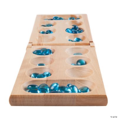Hey! Play! Wooden Folding Mancala Game Oriental Trading