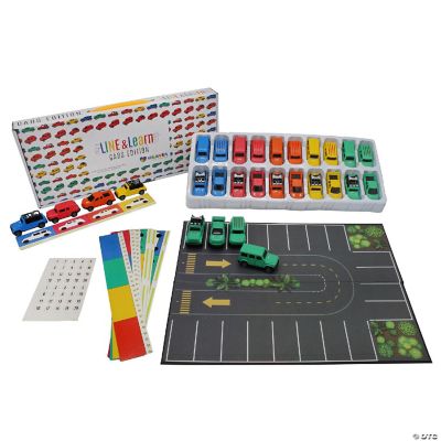 Line and Learn Car Play Set, LineUp Toys for Autism/Special Needs