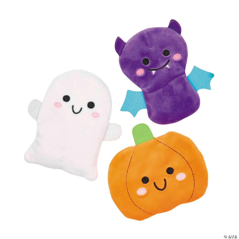 4" - 5" Sensory Sand-Fill Halloween Stuffed Characters - 12 Pc.