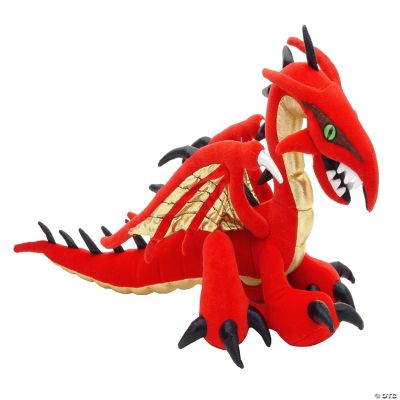 Toy Vault Red Dragon Plush; Large Stuffed Toy from Here Be Monsters