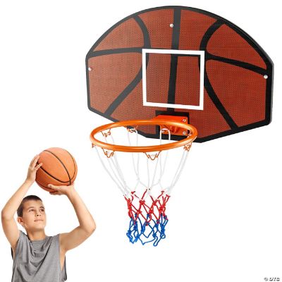 26'' Wall Mounted Basketball Hoop Set w/Shatterproof Backboard Indoor