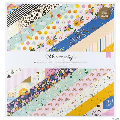 American Crafts DoubleSided Paper Pad 12"X12" 24/PkgGold Foil, Life