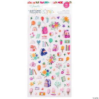 Shimelle Reasons To Smile Puffy StickersIcons Oriental Trading