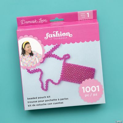 Damask Love Bead Phone Pouch Kit Oriental Trading
