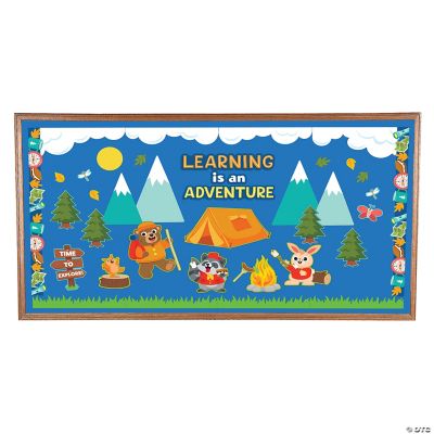 Camp Learning is an Adventure Classroom Bulletin Board Set - 55 Pc ...