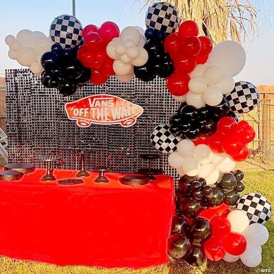 148 Pieces Race Car Balloons Arch Garland Kit,Racing Car Theme Birthday