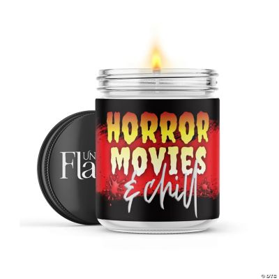 Horror Movies & Chill 22oz Candle Jar Sea Salt & Peony