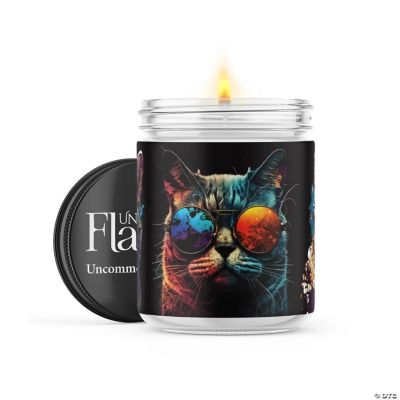 Cool Cats 22oz Candle Jar Sea Salt & Peony Flame