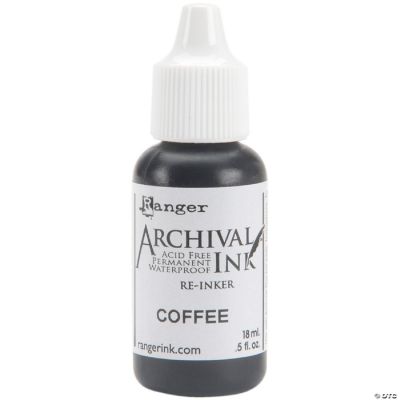 Ranger Archival Pad Reinker .5oz-Coffee | Oriental Trading