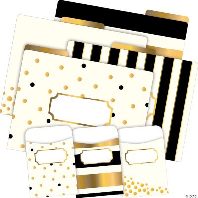 Barker Creek Folder & Pocket Set, Gold, 14pt Stock, Multi-Design Set ...