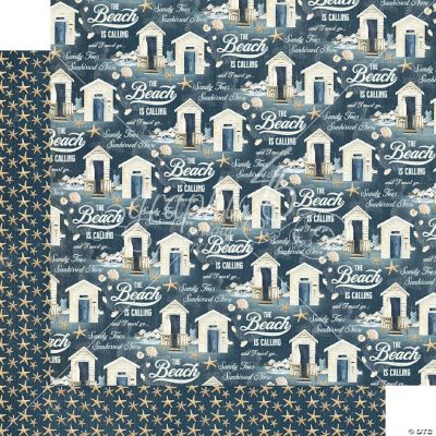 The Beach Is Calling Double-Sided Cardstock 12