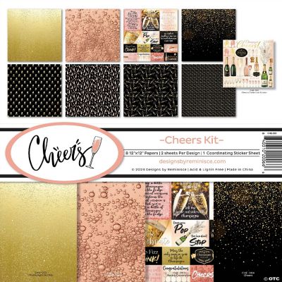 Reminisce Collection Kit 12x12 - Bad To The Bone - Carta Per Scrapbooking E Adesivi