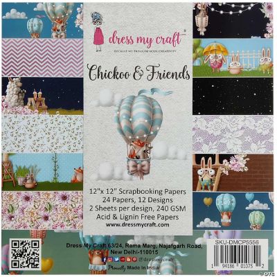 Dress My Craft Iconic Beauty 6×6 Inch Paper Pad – Dandelion Stamps