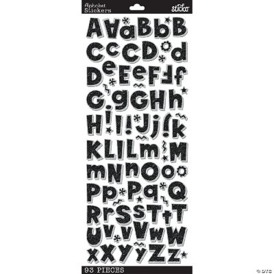 Sticko Alphabet Stickers Neufs - Autocollants Lettres Pour Scrapbooking