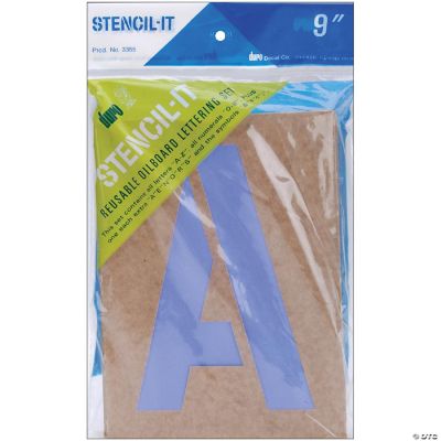 Duro Stencil-It Reusable Lettering Set-9