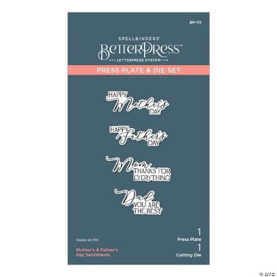 Spellbinders Press Plate Mirrored Arch - Kreative Stanzformen Für Briefdruck