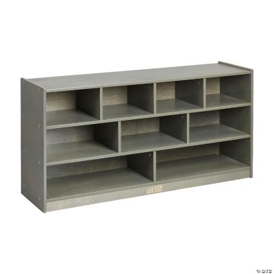 ECR4Kids Birch 24 in Small Cubby Block Storage Unit with Rolling