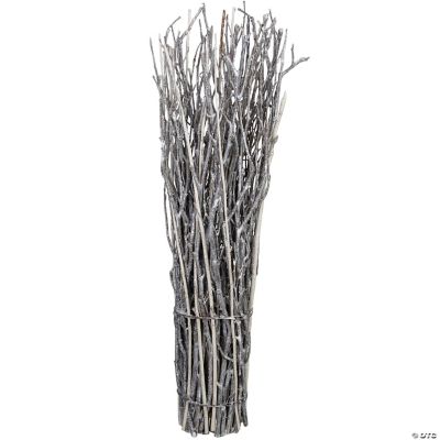 Natural Twig Bundle Glittered Christmas Decoration - 20