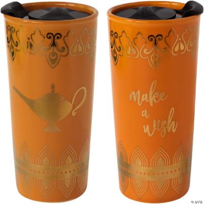 Disney Aladdin Travel Coffee Mug, 16oz - Insulated, Ceramic To-Go Cup ...