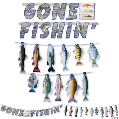 Gone Fishin' And String Of Fish Banners Bundle! Includes 1 Gone Fishin ...